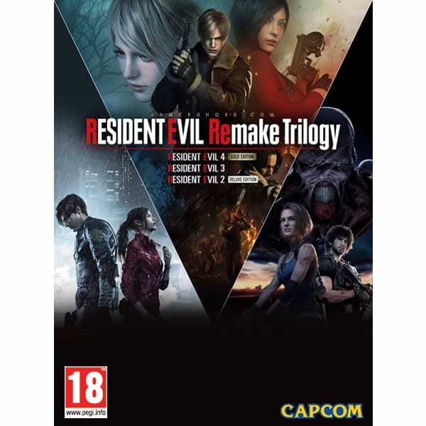 Resident Evil Remake Trilogy for PC, Xbox, PS4, PS5 Game from Gamerghor Online game shop BD