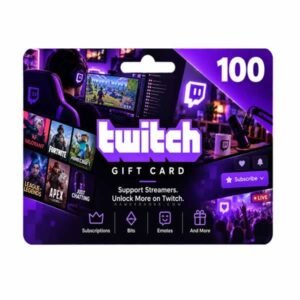 Twitch Gift Card from Gamerghor gift card shop in BD